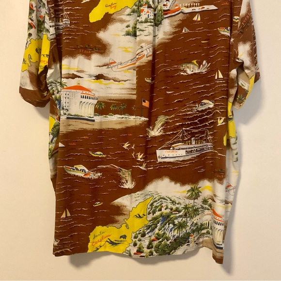 Vintage Wind And Sea Laguna Beach Hawaiian Shirt Size XL - Picture 6 of 12